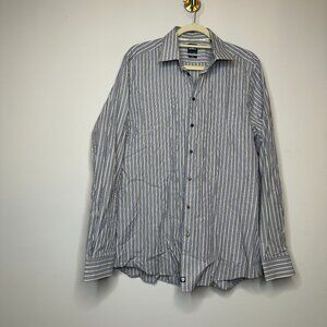 Strellson Slim Fit Button Front Shirt Multicolor Men's 41/16